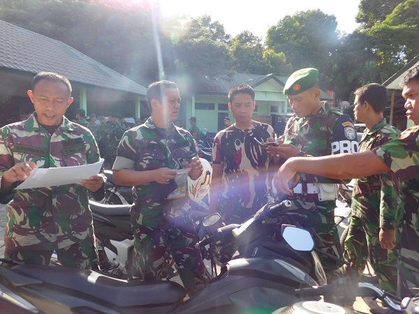 Tingkatkan disiplin, Kodim 0110/Abdya gelar Pemeriksaan Randis