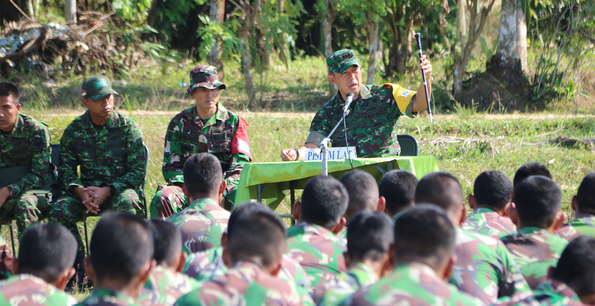 Danbrigif 25/Siwah Berikan Pengarahan Kepada Prajurit Raider Khusus 111