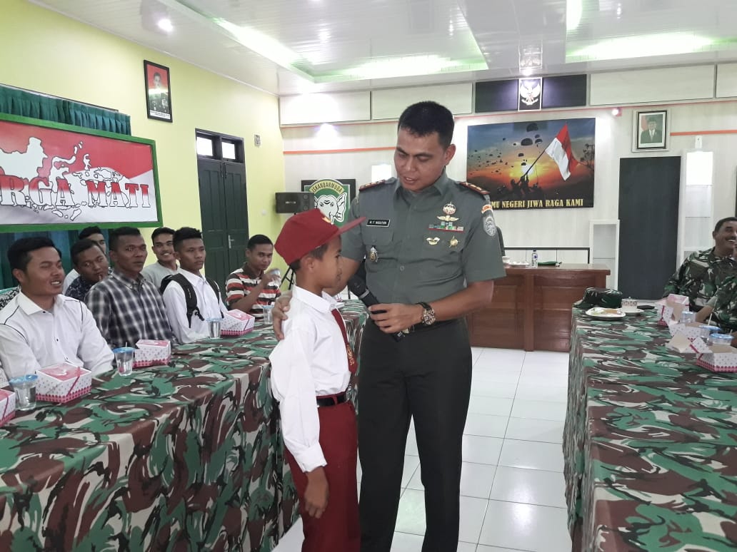 Dandim 0113/Galus Beri Motivasi Kepada Anak Prajurit