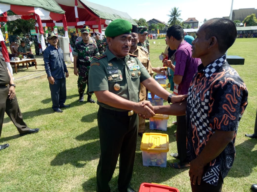 Opster TNI 2018, Kodam IM Bagikan 1.000 Paket Sembako