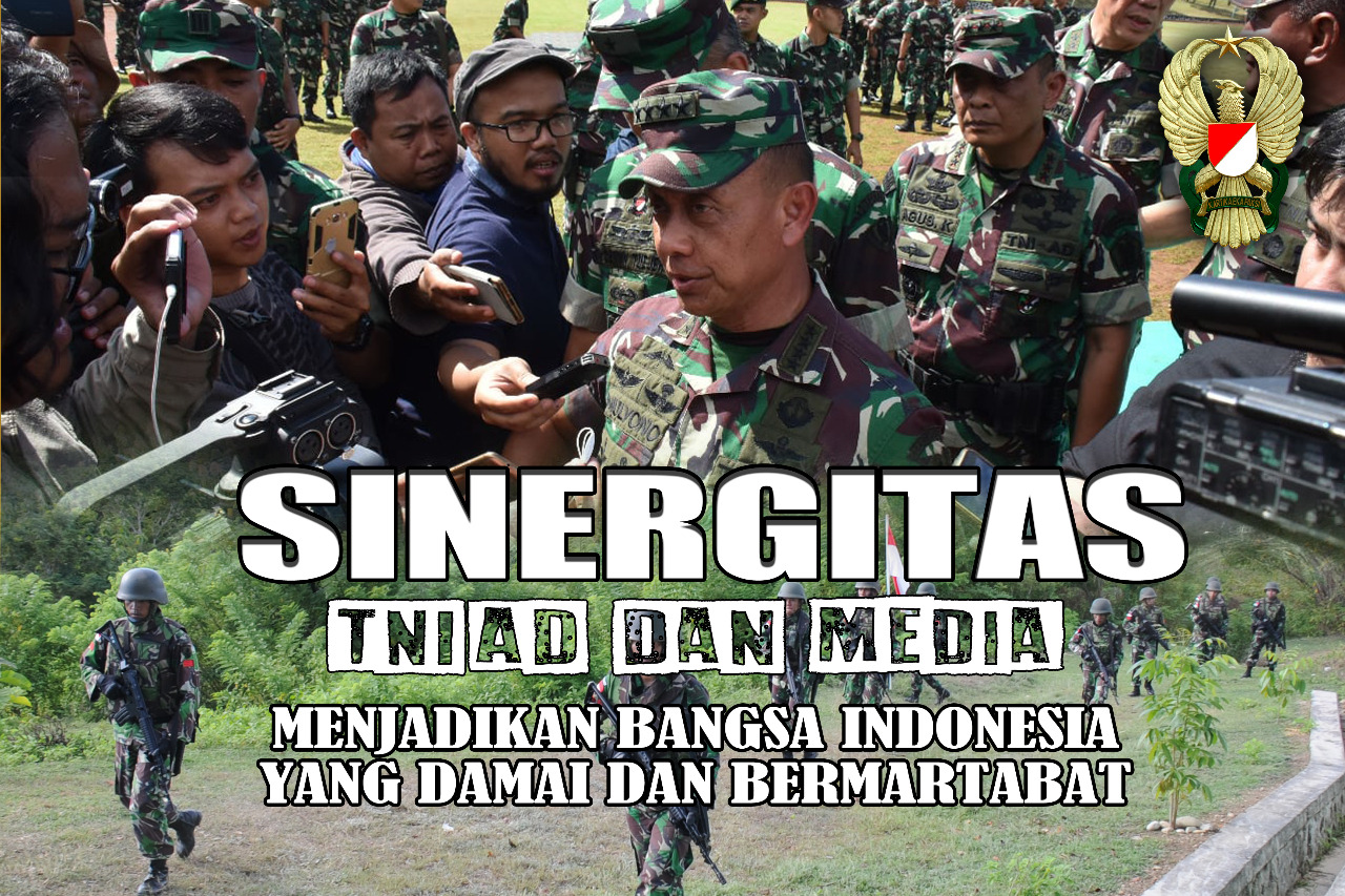 Sinergitas TNI AD dan Media