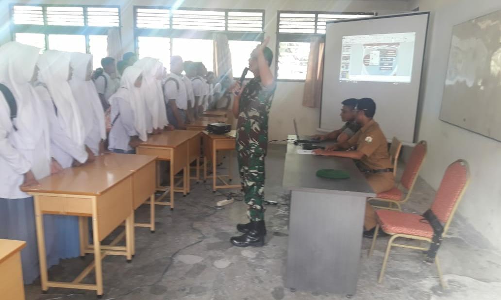 Sikapi Era Globalisasi, Jajaran Kodim 0107/Asel Gencarkan Sosialisasi Wasbang