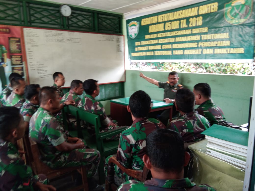 Danramil 05/IDR ;  Tingkatkan Ketatalaksanaan Binter