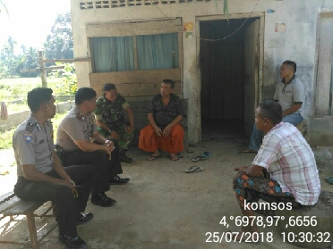 Sinergitas Babinsa Dan Babinkamtibmas Komsos Di Kecamatan Banda Alam
