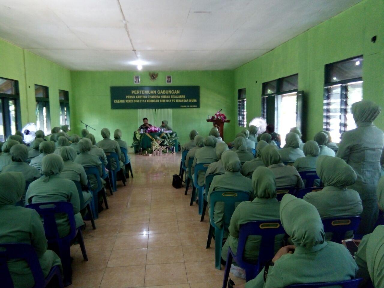 Hadiri Pertemuan Gabungan Persit, Dandim Aceh Jaya: Jaga Kehormatan Suami