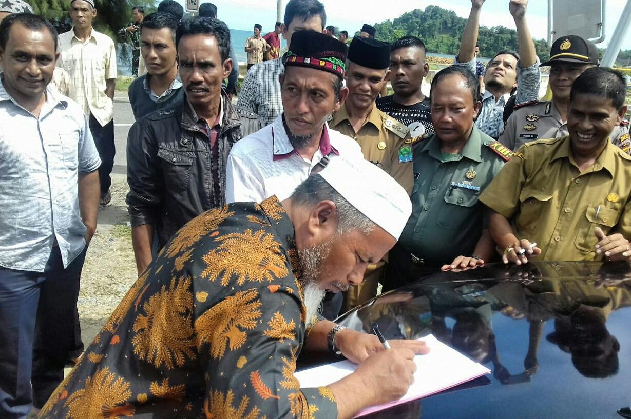 KORAMIL 03/LAGEUN BANTU SELESAIKAN SENGKETA BATAS DESA