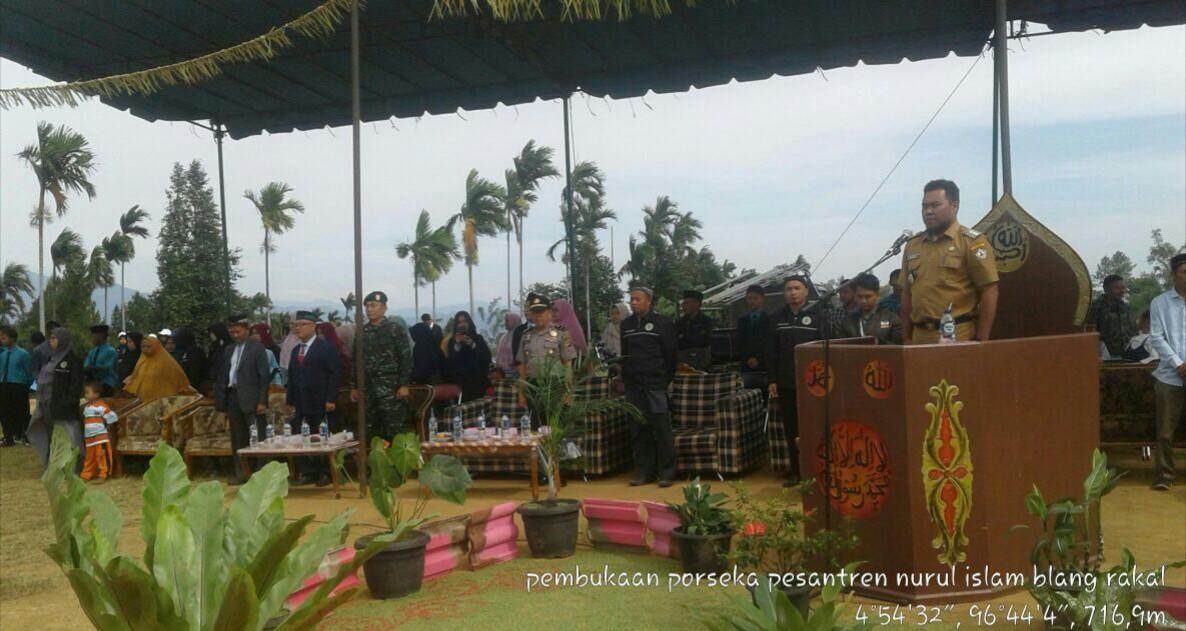 Danramil 09/PRG Hadiri PORSEKA di Ponpes Terpadu Nurul Islam