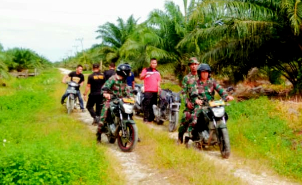 Antisipasi Karhutla, Koramil 06/Singkohor Patroli Keamanan di Kecamatan Singkohor dan Kuta Baharu