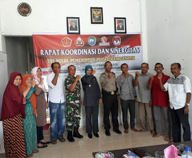 Danramil 01/Blangpidie hadiri Rakor Panwascam dan PPK Pemilu 2019