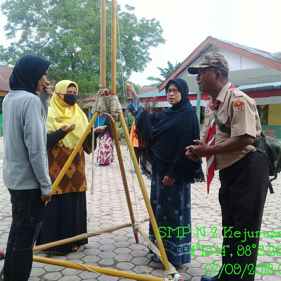 Bati Wanwil Koramil 05/Thu Beri Pembekalan Materi Pembuatan Menara Pandang