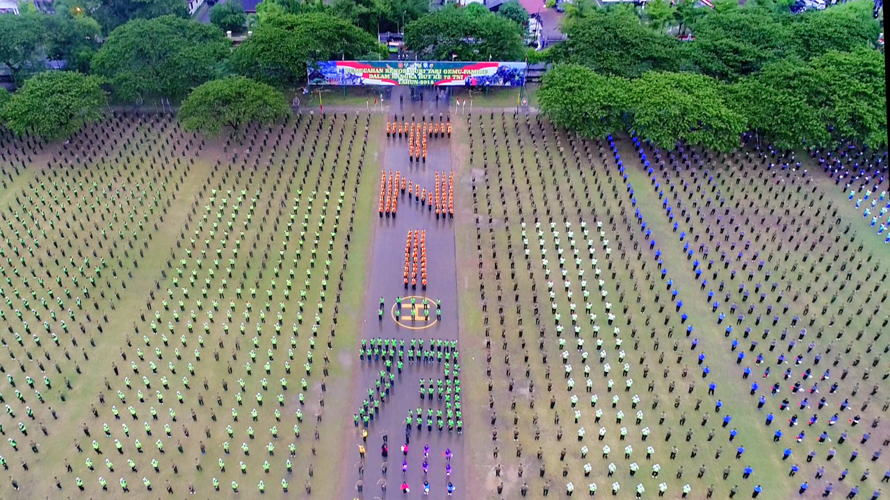 Pemecahan Rekor MURI, Kodam IM Libatkan 14000 Peserta Tari GEMU FAMIRE
