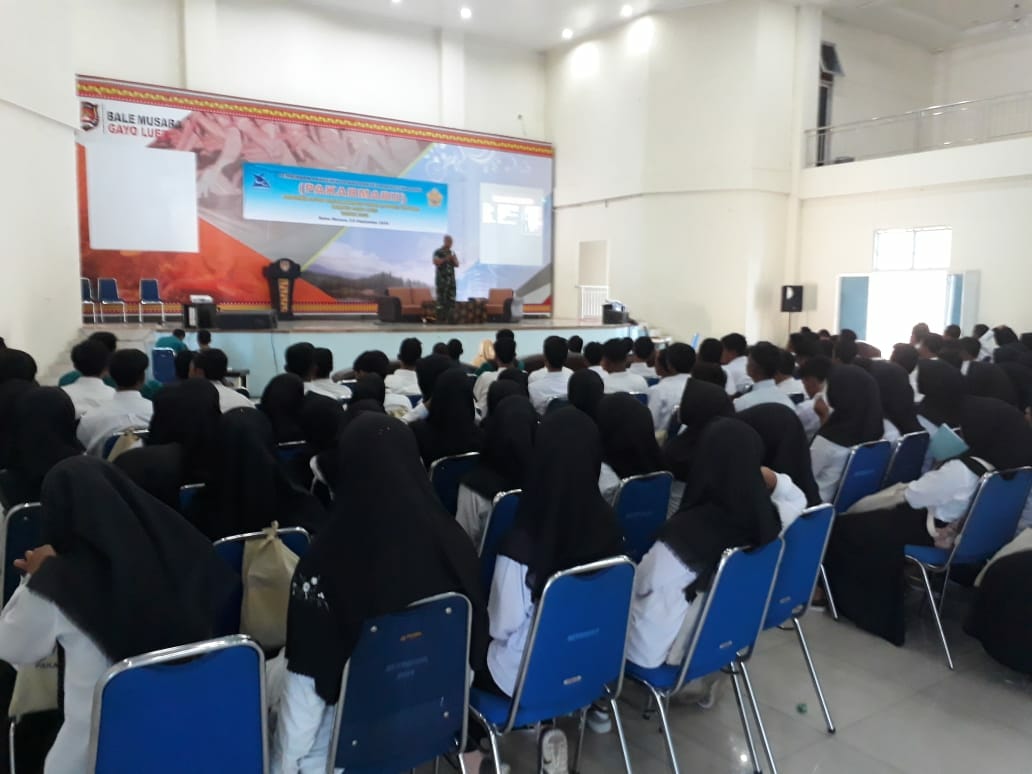 Mahasiswa Baru Terima Pembekalan Wasbang Dari Kasdim 0113/Galus