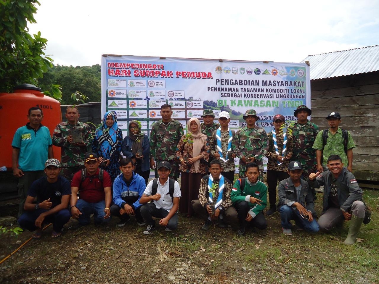 Peringati Sumpah Pemuda, TNI bersama Masyarakat Melaksanakan Konservasi