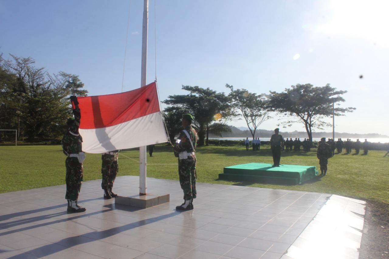 Kodim Aceh Jaya Laksanakan Upacara Peringatan Hari Sumpah Pemuda