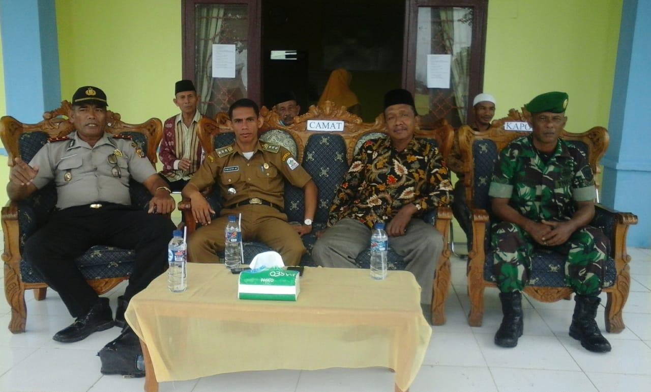 Apel Bersama Koramil dan Polsek Kuala Baru dengan Aparatur Sipil