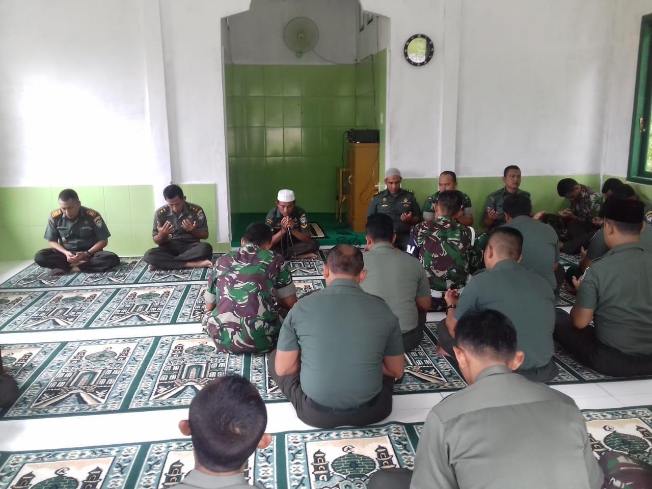 Guna Kesuksesan HUT TNI ke-73, Kodim 0110/Abdya Laksanakan Doa Bersama