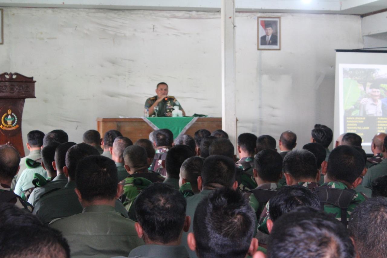 Danrem 011/LW Berikan Pengarahan Kepada Ratusan Prajurit Kodim 0106/Ateng