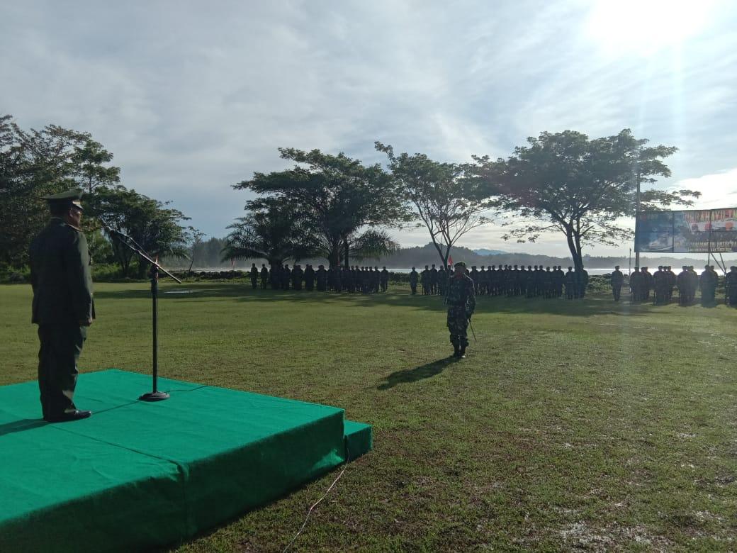 KODIM ACEH JAYA LAKSANAKAN UPACARA PERINGATAN HUT TNI KE 73 TAHUN