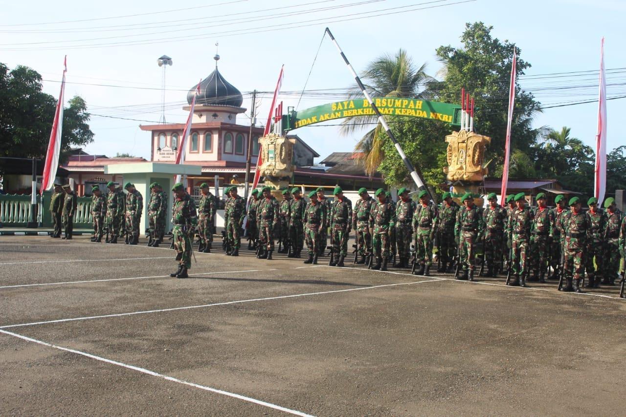 Kodim Aceh Selatan Gelar Upacara Peringatan HUT ke- 73 TNI