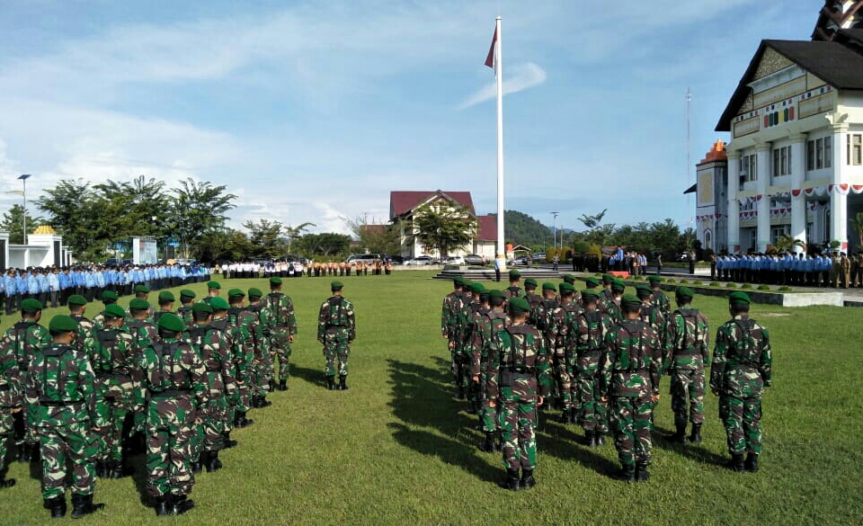 Personil Kodim Aceh Jaya Hadiri Upacara Hari Kesaktian Pancasila