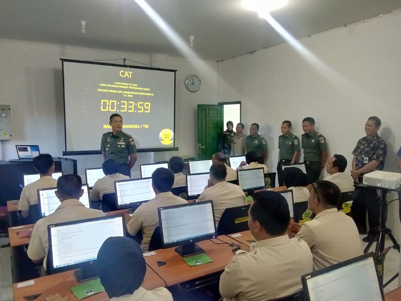 24 PNS TNI Kodam IM Ikuti Ujian Dinas dan Penyesuaian Kenaikan Pangkat