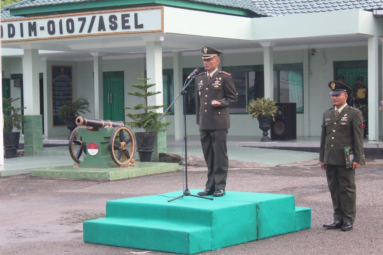 Dandim Aceh Selatan Pimpin Upacara Peringatan Hari Kesaktian Pancasila
