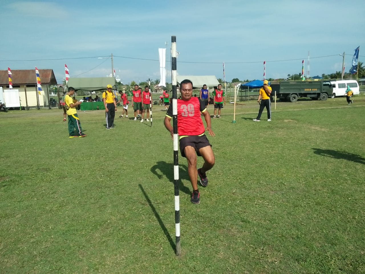 Anggota Kodim Pidie Ikuti Tes Kesegaran Jasmani Periodik