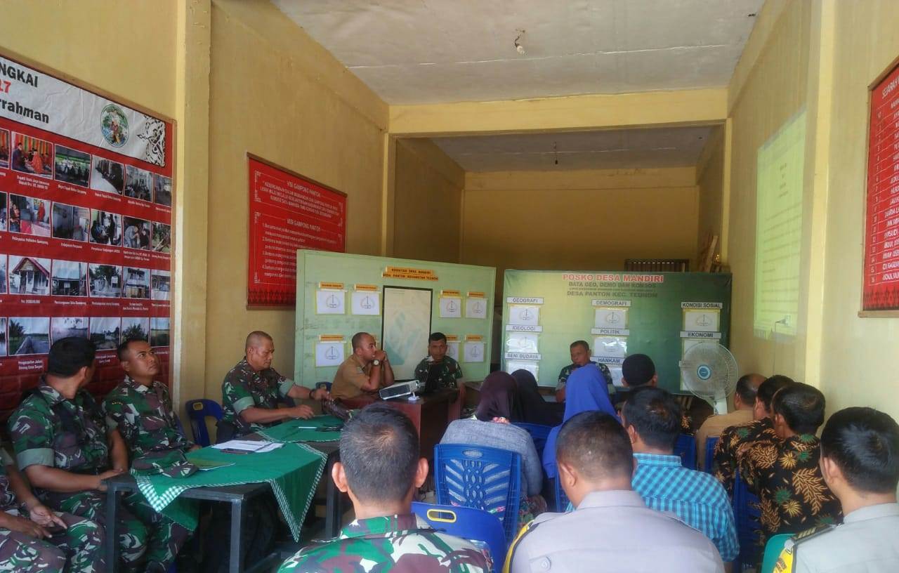 Kodim Aceh Jaya Tetapkan Tiga Desa Mandiri Terbaik