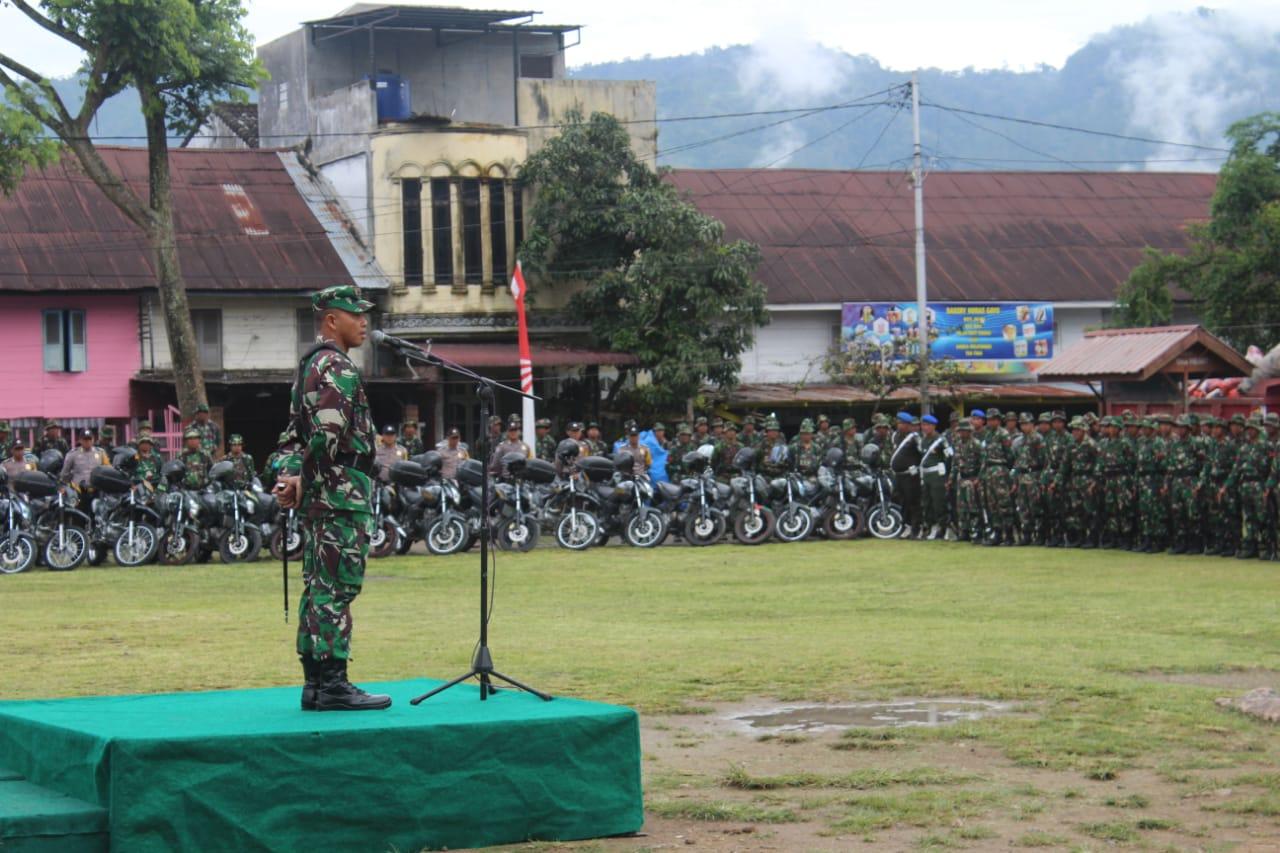 Dandim 0106/Ateng-BM Pimpin Apel Gabungan Bencana Alam