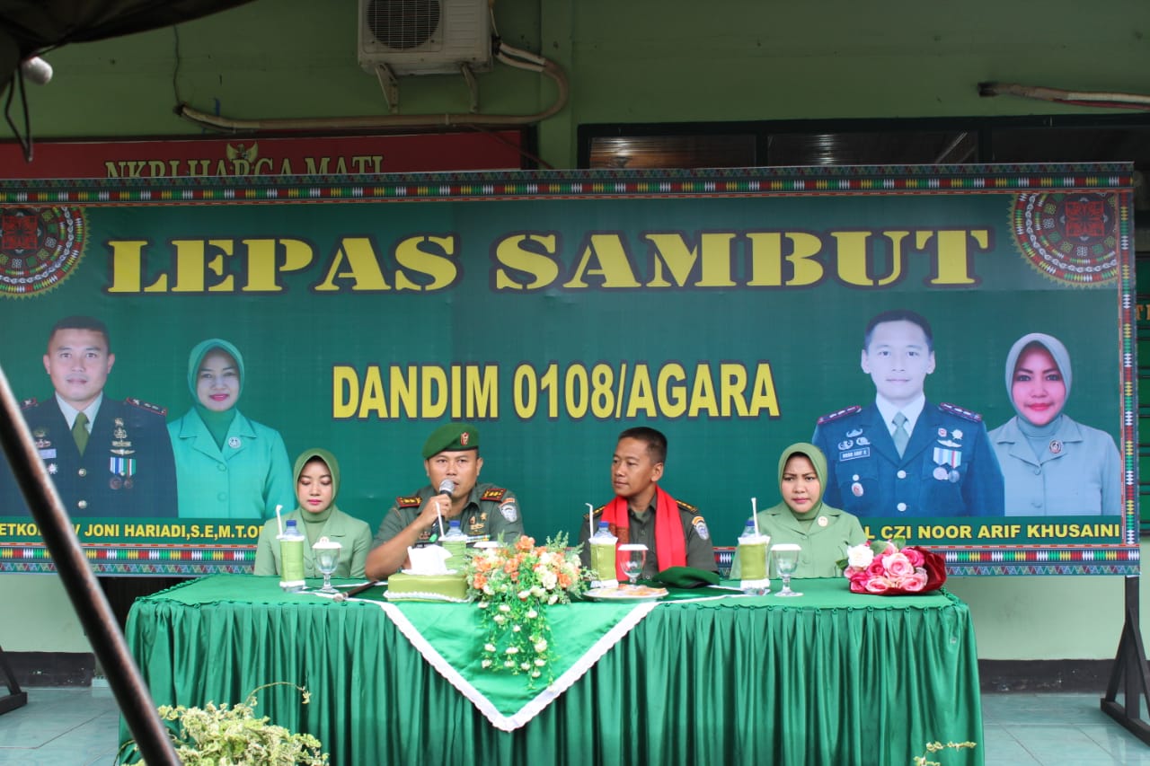Lepas Sambut Dandim 0108/Agara