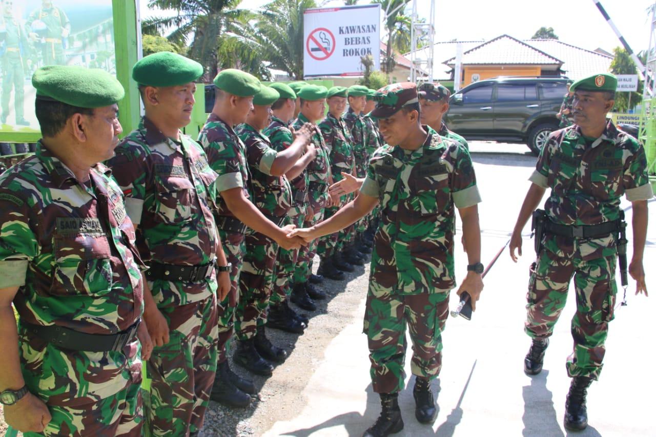Danrem 012/TU Tinjau Koramil Wilayah Aceh Barat