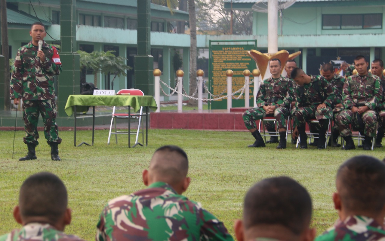 Danyonif RK/ 111 Tutup Latihan Perang Hutan
