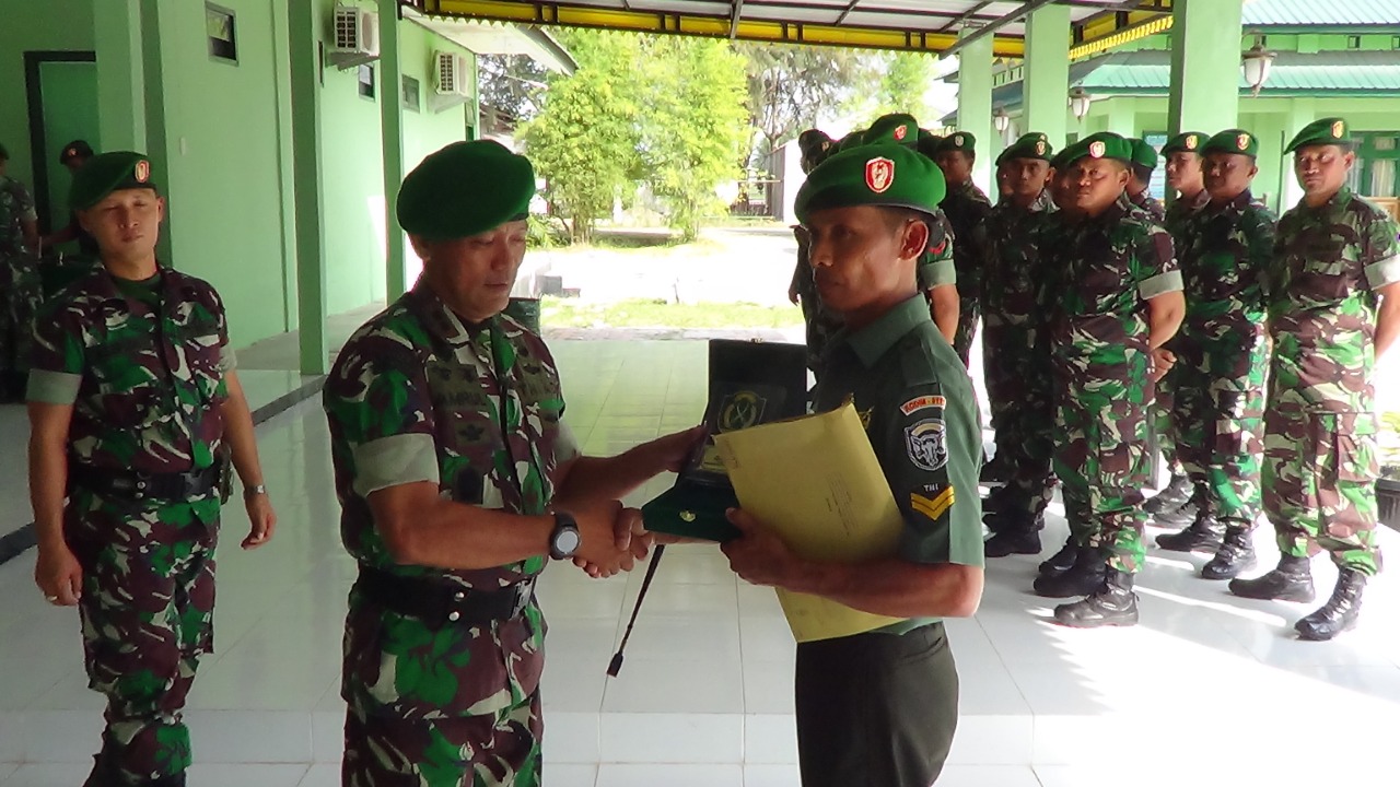 Dandim 0111/Bireuen Pimpin Acara Korps Raport Pindah Satuan