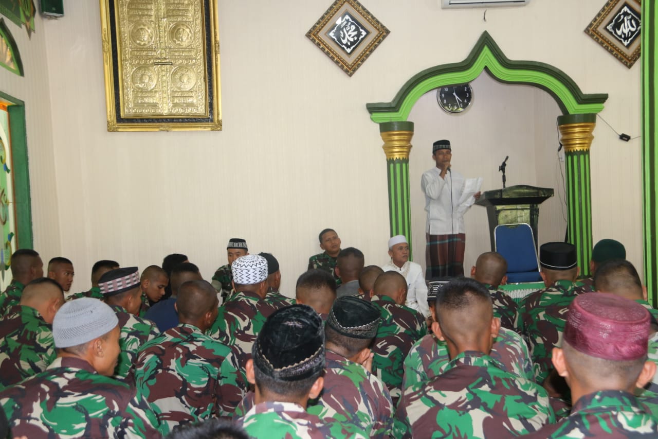 Sambut Pergantian Tahun, Yonif RK/ 111 Laksanakan Do’a Bersama