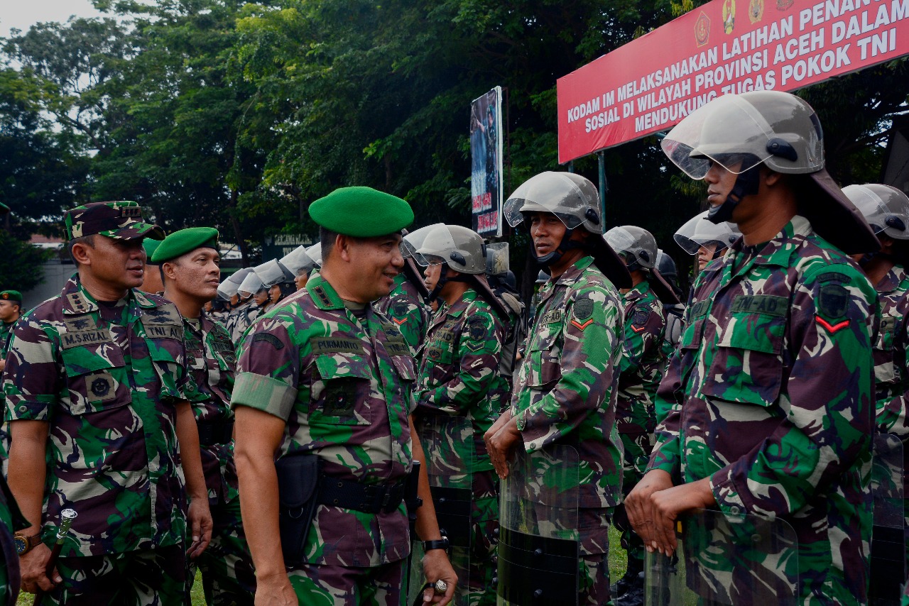 Korem 011 Lilawangsa Gelar Penanganan Konflik Sosial