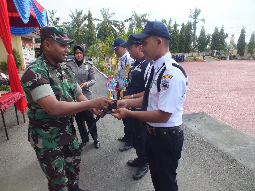 Dandim 0117/Atam Hadiri Upacara HUT Satpam Ke-38