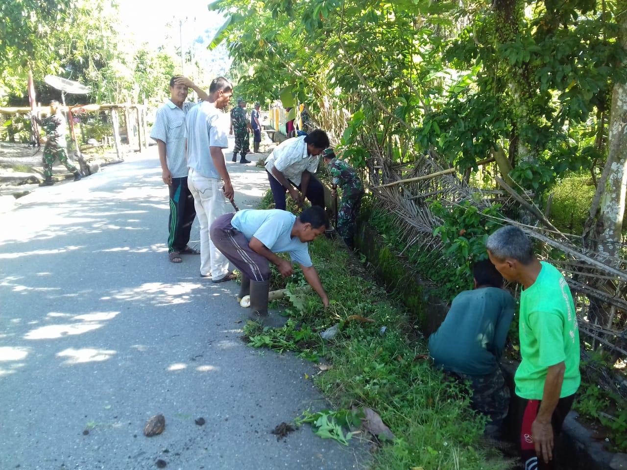 Sambut HJK ke 73, TNI bersama Masyarakat Karya Bakti