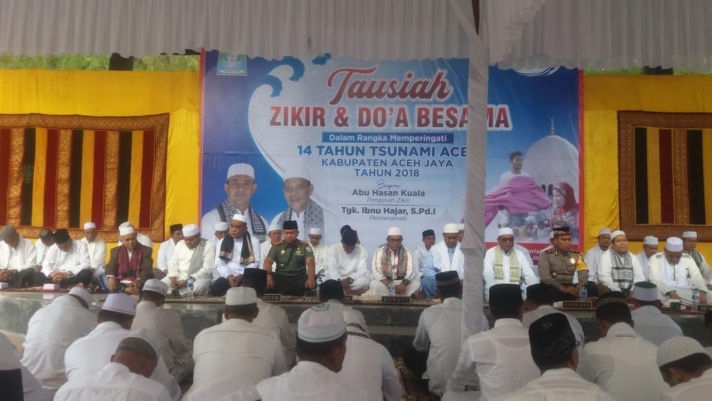 Dandim Aceh Jaya Ikut Peringati Peristiwa Gempa dan Tsunami Aceh Ke – 14 Tahun 2018