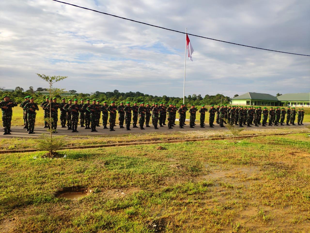 Brigif 25/Siwah Tanamkan Disiplin Melalui Latihan PBB Terhadap Prajuritnya