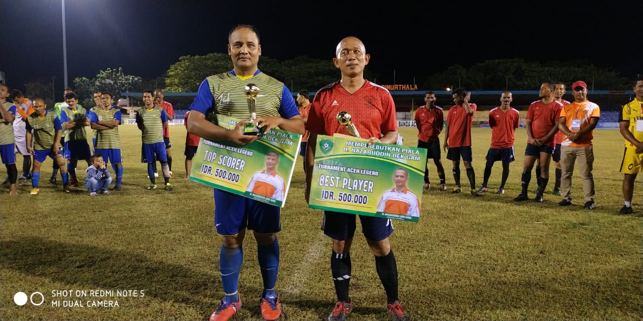 Aceh Legend Juara Turnamen Sepakbola Eksekutif U-43