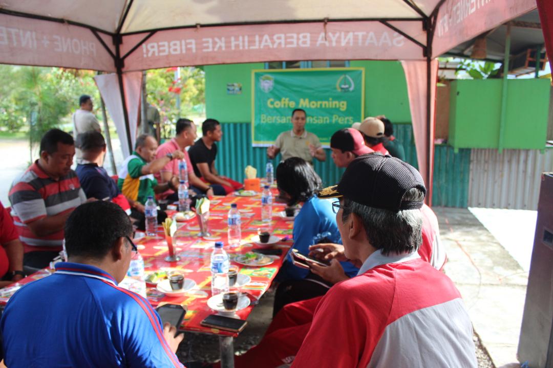 Kodim 0107/Asel Gelar Coffe Morning Bersama Awak Media