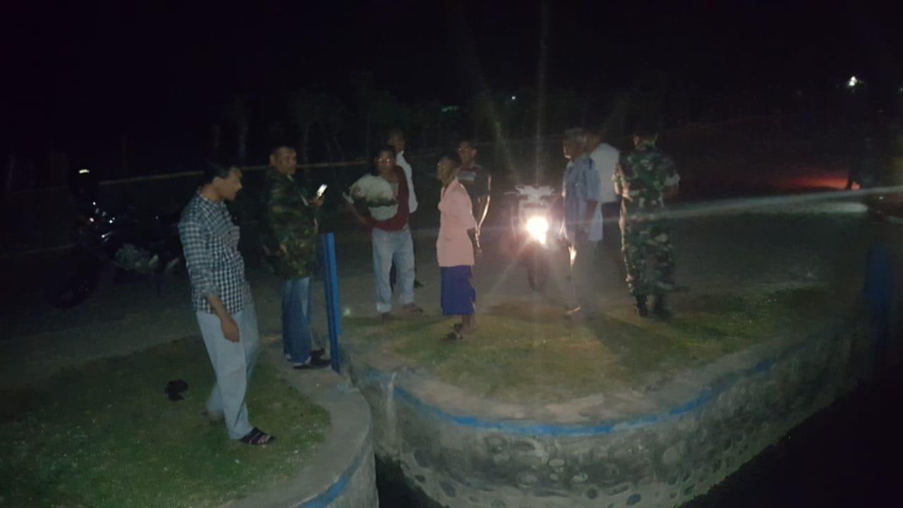 Kodim 0102/Pidie Bersama Distanpang Cek Saluran Irigasi