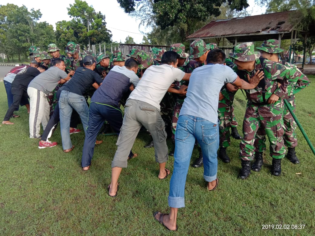 Sambut Pemilu 2019, Kodim Aceh Jaya Gelar Latihan PHH