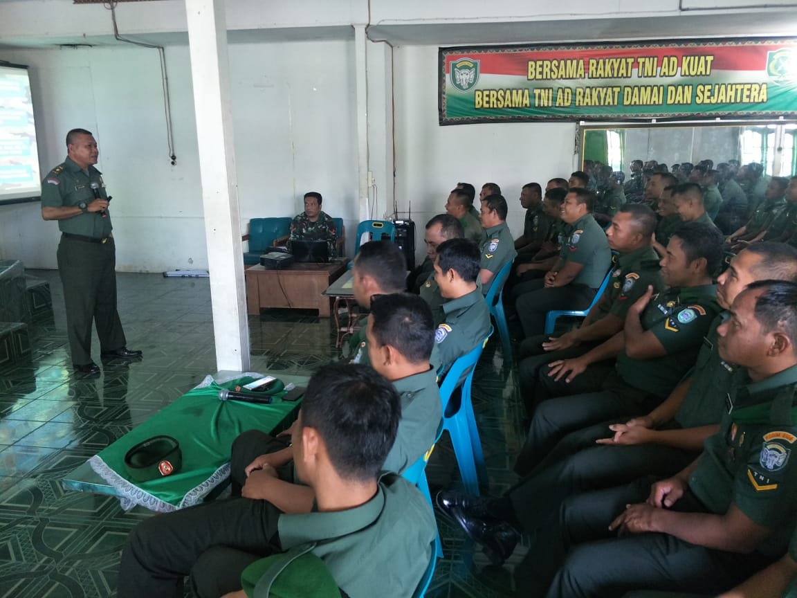 Binsiap Apwil Puanter Tingkatkan dan Bina Kesiapan Aparat Teritorial