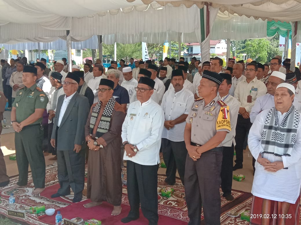 Dandim Aceh Jaya Bersama Forkopimda Hadiri Maulid Nabi