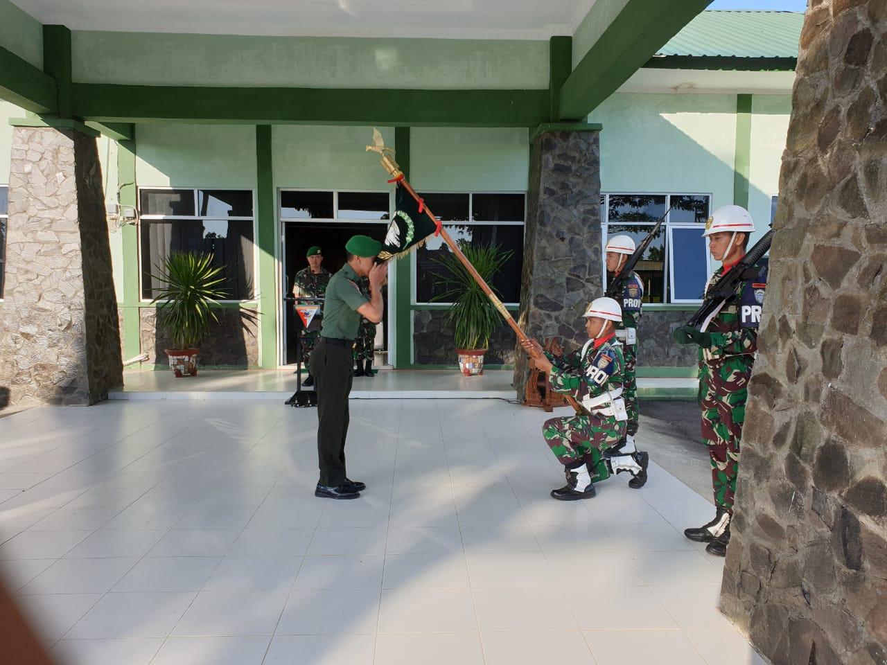 Wadanyonif 116/GS  Pimpin Korps Raport Personel Pindah Satuan