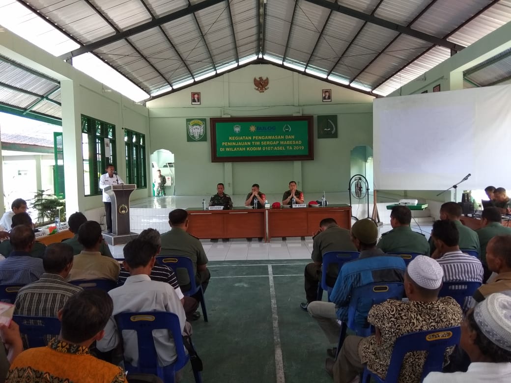 Tim Sergap Mabesad Kunjungi Aceh Selatan
