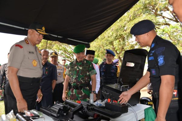 Polda Aceh Dan Kodam IM Gelar Apel Pasukan Pengamanan Pemilu 2019