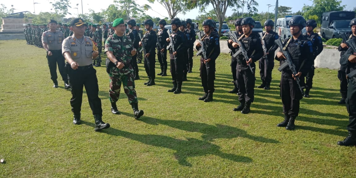 TNI Polri di Aceh Jaya Laksanakan Apel Gelar Pasukan