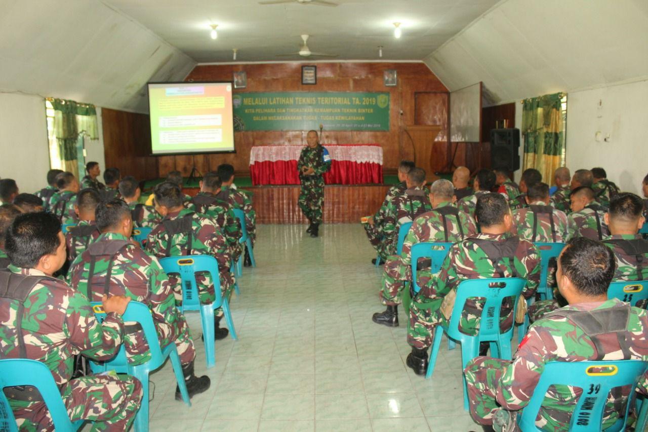Mendukung Tugas Pokok TNI AD, Kodim Agara Gelar Latnister